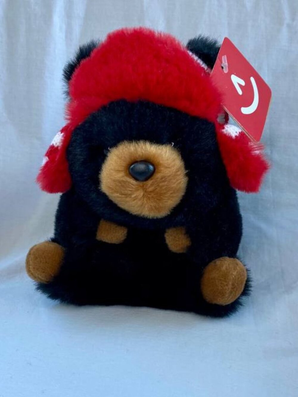Blake Black Bear Aurora Rolly Pet 5.5" Festive Plush